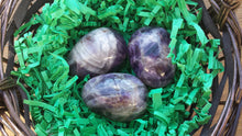 Load image into Gallery viewer, AMETHYST EGG Natural Stone Hand Carved Gemstone Egg