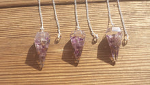 Load image into Gallery viewer, ORGONE AMETHYST Gemstone Faceted Orgone Pendulum