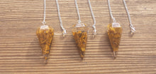 Load image into Gallery viewer, ORGONE YELLOW JASPER Gemstone Faceted Orgone Pendulum