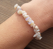 Load image into Gallery viewer, AUSTRALIAN OPAL Natural Stone Gemstone Stretchy Chip Bracelet