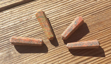 Load image into Gallery viewer, NATURAL UNAKITE Double Terminated Gemstone Crystal Pencil Point (One)
