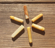 Load image into Gallery viewer, NATURAL GOLDEN QUARTZ Single Terminated Gemstone Crystal Pencil Point (One)