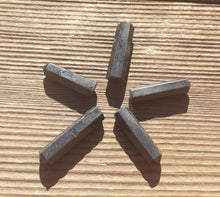 Load image into Gallery viewer, NATURAL BLACK TOURMALINE Single Terminated Gemstone Crystal Pencil Point (One)