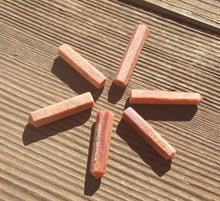 Load image into Gallery viewer, NATURAL PEACH MOONSTONE Single Terminated Gemstone Crystal Pencil Point (One)