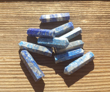 Load image into Gallery viewer, NATURAL LAPIS LAZULI Single Terminated Gemstone Crystal Pencil Point (One)