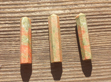Load image into Gallery viewer, NATURAL UNAKITE Single Terminated Gemstone Crystal Pencil Point (One)
