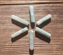 Load image into Gallery viewer, NATURAL GREEN AVENTURINE Single Terminated Gemstone Crystal Pencil Point (One)