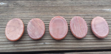 Load image into Gallery viewer, CARNELIAN Worry Stone Natural Stone Hand Carved Gemstone Worry Stone