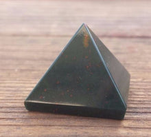 Load image into Gallery viewer, BLOODSTONE natural small gemstone crystal pyramid 20-22