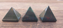 Load image into Gallery viewer, BLOODSTONE natural small gemstone crystal pyramid 20-22