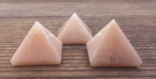 Load image into Gallery viewer, MOONSTONE natural small gemstone crystal pyramid 20-22