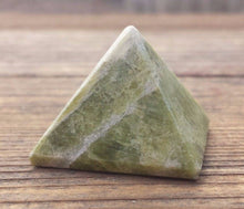 Load image into Gallery viewer, VASONITE natural medium gemstone crystal pyramid 27-30MM