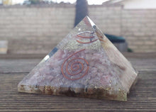 Load image into Gallery viewer, Extra Large (70-75mm) SUNSTONE Orgone Gemstone Pyramid X-Large Pyramid Orgone
