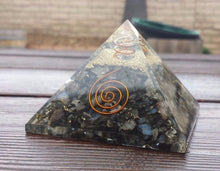 Load image into Gallery viewer, Extra Large (70-75mm) RHYOLITE Orgone Gemstone Pyramid X-Large Pyramid Orgone