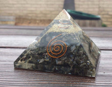 Load image into Gallery viewer, Extra Large (70-75mm) RHYOLITE Orgone Gemstone Pyramid X-Large Pyramid Orgone