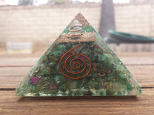 Load image into Gallery viewer, Extra Large (70-75mm) RUBY IN FUCHSITE Orgone Gemstone Pyramid X-Large Pyramid Orgone