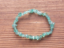 Load image into Gallery viewer, Natural APATITE Stone Gemstone Stretchy Chip Bracelet
