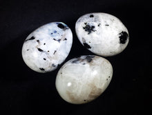 Load image into Gallery viewer, RAINBOW MOONSTONE EGG Natural Stone Hand Carved Gemstone Egg