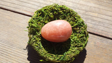 Load image into Gallery viewer, PEACH AVENTURINE EGG Natural Stone Hand Carved Gemstone Egg