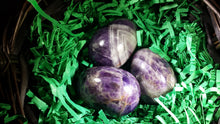 Load image into Gallery viewer, AMETHYST EGG Natural Stone Hand Carved Gemstone Egg