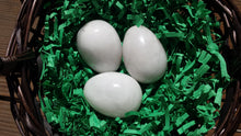 Load image into Gallery viewer, WHITE AGATE EGG Natural Stone Hand Carved Gemstone Egg