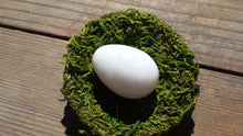 Load image into Gallery viewer, WHITE AGATE EGG Natural Stone Hand Carved Gemstone Egg