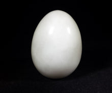 Load image into Gallery viewer, WHITE AGATE EGG Natural Stone Hand Carved Gemstone Egg