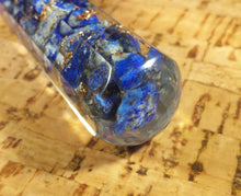 Load image into Gallery viewer, ORGONE LAPIS LAZULI  Faceted Gemstone Massage Wand Stone Crystal Wand