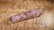 Load image into Gallery viewer, ORGONE ROSE QUARTZ Faceted Gemstone Massage Wand Stone Crystal Wand