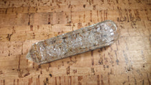 Load image into Gallery viewer, ORGONE CLEAR QUARTZ Faceted Gemstone Massage Wand Stone Crystal Wand