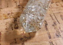 Load image into Gallery viewer, ORGONE CLEAR QUARTZ Faceted Gemstone Massage Wand Stone Crystal Wand