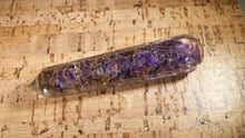 Load image into Gallery viewer, ORGONE AMETHYST Faceted Gemstone Massage Wand Stone Crystal Wand