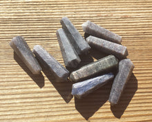 Load image into Gallery viewer, NATURAL BLUE AVENTURINE Double Terminated Gemstone Crystal Pencil Point (One)