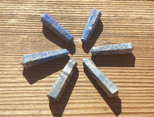 Load image into Gallery viewer, NATURAL LAPIS LAZULI Double Terminated Gemstone Crystal Pencil Point (One)