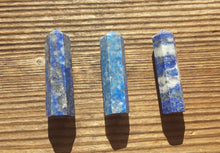 Load image into Gallery viewer, NATURAL LAPIS LAZULI Single Terminated Gemstone Crystal Pencil Point (One)