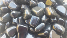 Load image into Gallery viewer, OBSIDIAN TUMBLED Stone One (1) Medium/Large Natural Tumble Stone