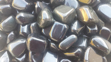 Load image into Gallery viewer, OBSIDIAN TUMBLED Stone One (1) Medium/Large Natural Tumble Stone