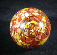 Load image into Gallery viewer, Medium (40-50mm) MOOKAITE JASPER Orgone Gemstone Sphere Orgone Sphere