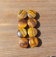 Load image into Gallery viewer, Pair of Real SUNSET JASPER Plugs Gauges Body Jewelry Double Flared - Pick Size