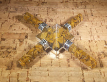 Load image into Gallery viewer, YELLOW JASPER ORGONE 4 Point Gemstone Energy Generator