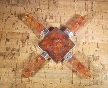 Load image into Gallery viewer, CARNELIAN ORGONE 4 Point Gemstone Energy Generator