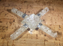 Load image into Gallery viewer, CLEAR QUARTZ ORGONE 4 Point Gemstone Energy Generator
