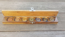 Load image into Gallery viewer, 7 CHAKRA Gemstone Engraved Disk Set With Box