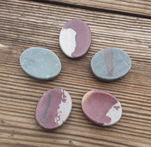 Load image into Gallery viewer, NARMANDA STONE Worry Stone Natural Stone Hand Carved Gemstone Worry Stone