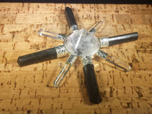 Load image into Gallery viewer, BLACK TOURMALINE And Clear QUARTZ 4 X 4 Natural Gemstone Energy Generator