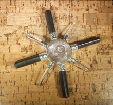 Load image into Gallery viewer, BLACK TOURMALINE And Clear QUARTZ 4 X 4 Natural Gemstone Energy Generator