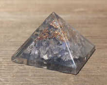 Load image into Gallery viewer, Small (25-30mm) BLUE AVENTURINE Orgone Gemstone Pyramid Small Pyramid Orgone