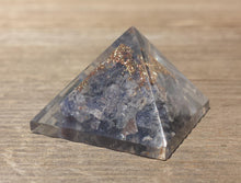 Load image into Gallery viewer, Small (25-30mm) BLUE AVENTURINE Orgone Gemstone Pyramid Small Pyramid Orgone