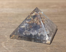 Load image into Gallery viewer, Small (25-30mm) BLUE AVENTURINE Orgone Gemstone Pyramid Small Pyramid Orgone