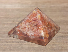 Load image into Gallery viewer, Small (25-30mm) SUNSTONE Orgone Gemstone Pyramid Small Pyramid Orgone